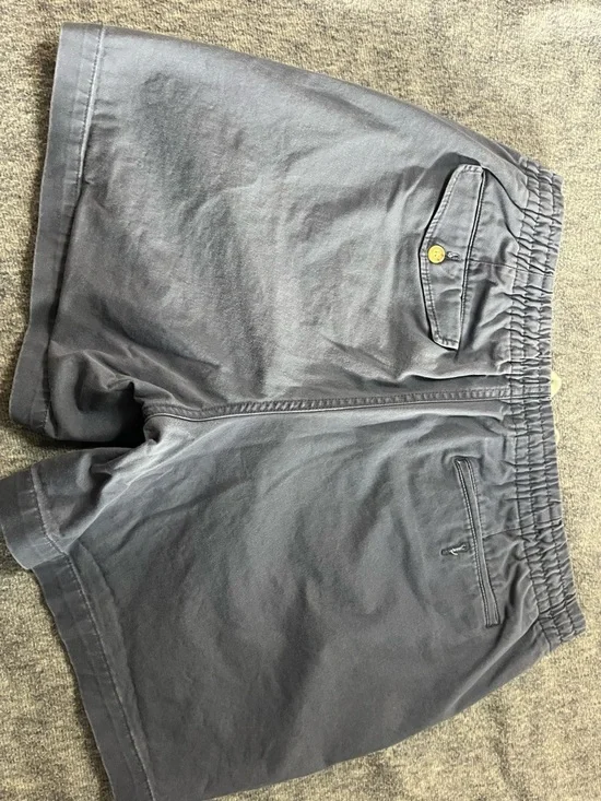 Ralph Lauren Navy Blue Men's Elastic Waist Shorts - Picture 2 of 5